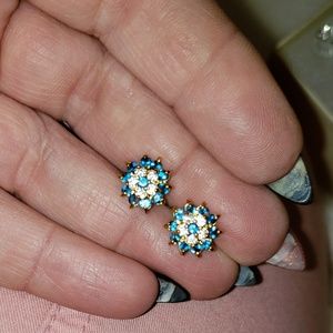 Vintage rhinestone earrings
